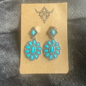 Turquoise Boho Earrings